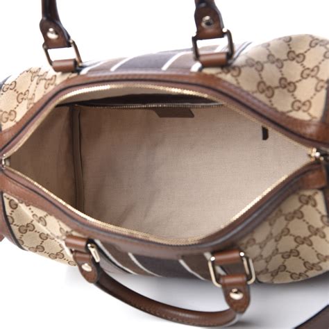 gucci monogram web medium boston dark brown|gucci shoulder bag.